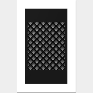 Abstract black stripes Posters and Art